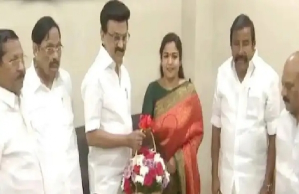 தமிழக மக்களுக்கு  த.வெ.க. பெரும் ஏமாற்றத்தைக் கொடுக்கும் - திமுகவில் இணைந்த நடிகை ரஞ்சனா நாச்சியார் பேட்டி