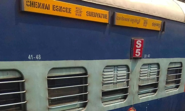 Guruvayur-Chennai train service changed