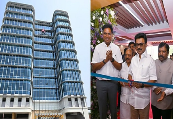 ரூ. 249 கோடி செலவில் உருவாக்கப்பட்ட நிதிநுட்ப கோபுரத்தை முதல்வர் ஸ்டாலின் இன்று திறந்து வைத்தார்