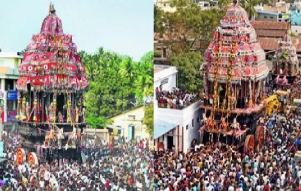 Masit festival procession at Tiruchendur