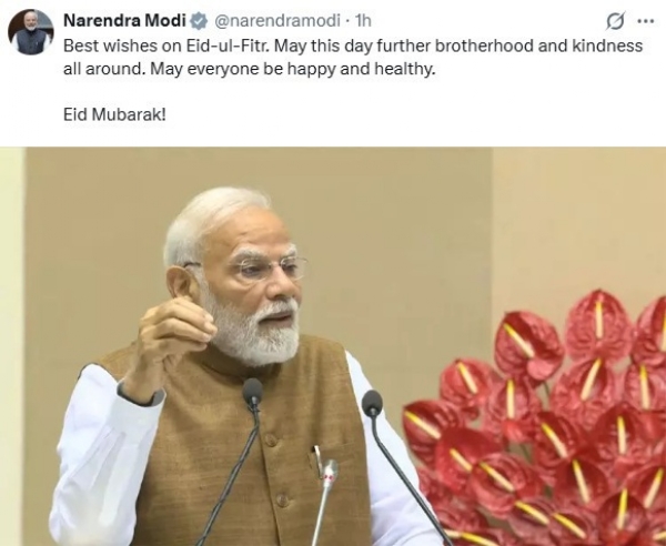 ஈத்-உல்-ஃபித்ர் - பிரதமர் மோடி வாழ்த்து