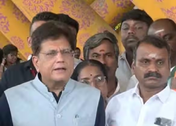 தமிழக பா.ஜ.க. மேலிடப் பொறுப்பாளர் மத்திய அமைச்சர் பியூஷ் கோயல் சென்னை வருகை