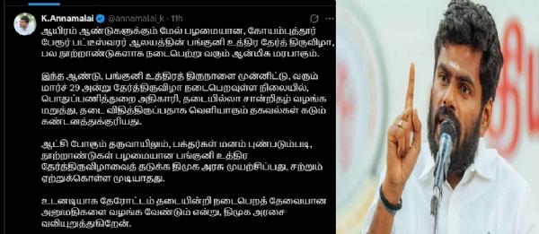 Annamalai Alleges Annamalai Alleges