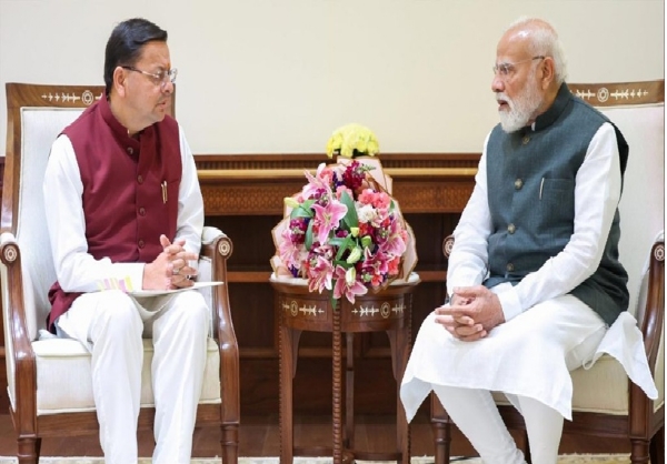 Uttarakhand CM Dhami meets PM Modi