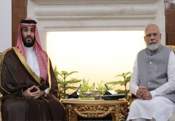 Modi holds talks with the Crown Prince of Saudi Arabia