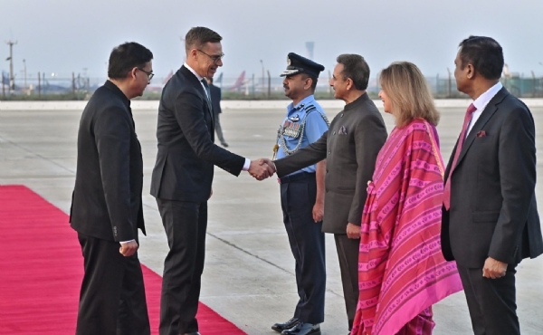 President Alexander Stubbs visits India