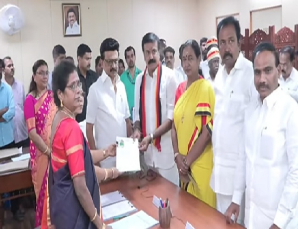 மாநிலங்களவை தேர்தல் - தேமுதிக சார்பில் எல்.கே. சுதீஷ் வேட்புமனு தாக்கல்