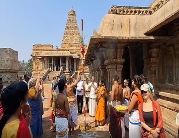 தஞ்சை பெரிய கோவிலில் ஏப்ரல் 13 ஆம் தேதி சித்திரை திருவிழா கொடியேற்றம்