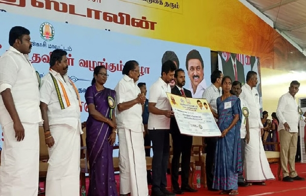 தென்காசியில் 7,127 பயனாளிகளுக்கு ரூ.44.05 கோடி மதிப்பீட்டில் நலத்திட்ட உதவிகள் வழங்கும் விழா - துணை முதல்வர் உதயநிதி ஸ்டாலின் பங்கேற்பு