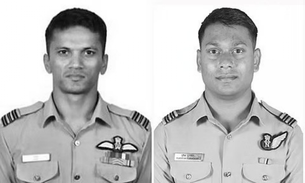 அசாமில் ஏற்பட்ட விபத்தில் விமானப்படை வீரர்கள் இருவர் உயிரிழப்பு - இந்திய விமானப்படை அறிவிப்பு