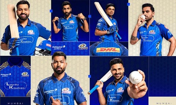 மும்பை இந்தியன்ஸ் அணியின் ஐபிஎல் 2026 புதிய ஜெர்சி அறிமுகம்