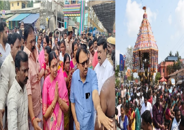 Chariot procession at Thiruvenkadu