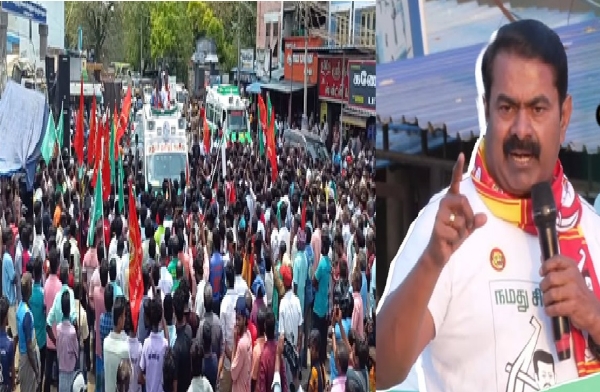 குடிநீர் அனைவருக்கும் கட்டணமின்றி வழங்கப்படும் - சீமான் வாக்குறுதி