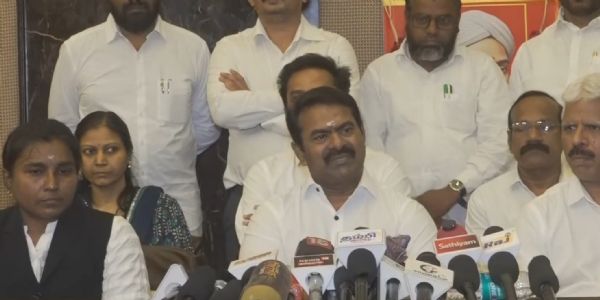 ஆண்டிபட்டி சீமான் கூட்டத்தில் பரபரப்பு – மது போதையில் இடையூறு செய்த நபர்