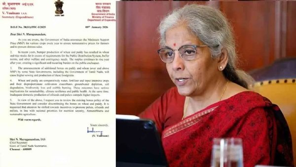 Union Minister Nirmala Sitharaman Releases Letter Union Minister Nirmala Sitharaman Releases Letter