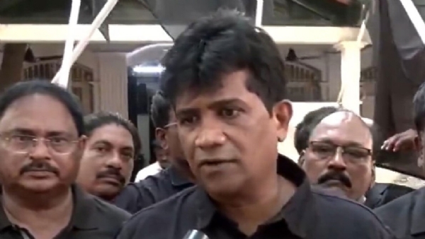 தொகுதி மறுவரையறை திட்டத்தால் தென்மாநிலங்களுக்கு பாதிப்பு - திமுக எம்.எல்.ஏ எழிலன் நாகநாதன் போராட்டம்