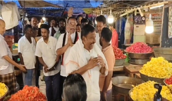 DMK Ministers Campaign in Trichy