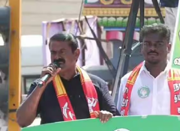 தண்ணீர் விற்பனைக்கு தடை பிளாஸ்டிக் விற்பனைக்கு தடை - சீமான் வாக்குறுதி