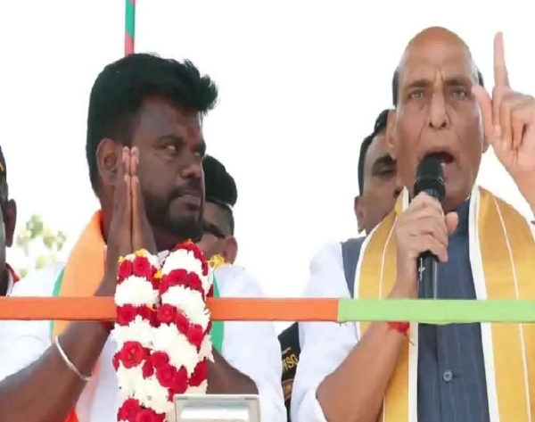 தமிழகத்தின் கடன் தொகை 10.27 லட்சம் கோடியாக உயர்ந்துள்ளது - மத்திய  அமைச்சர் ராஜ்நாத் சிங்