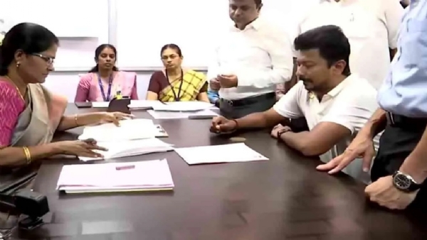 Deputy Chief Minister Udhayanidhi Stalin Files Nomination Papers