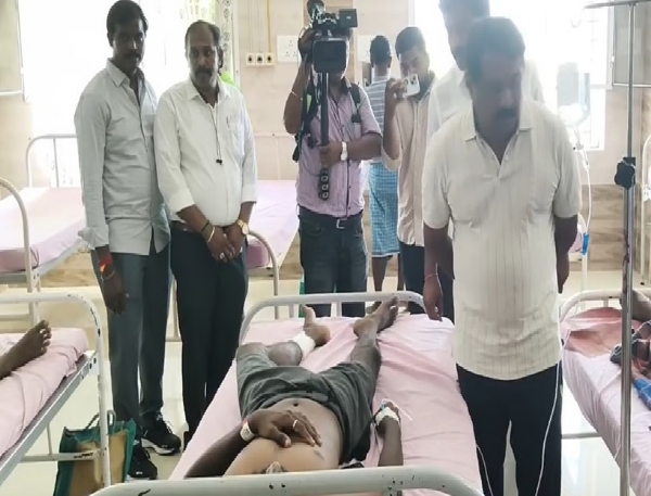 விருதுநகர் வெடி விபத்தில் படுகாயம் அடைந்தவர்களை நயினார் நாகேந்திரன் நேரில் சந்தித்து  ஆறுதல்