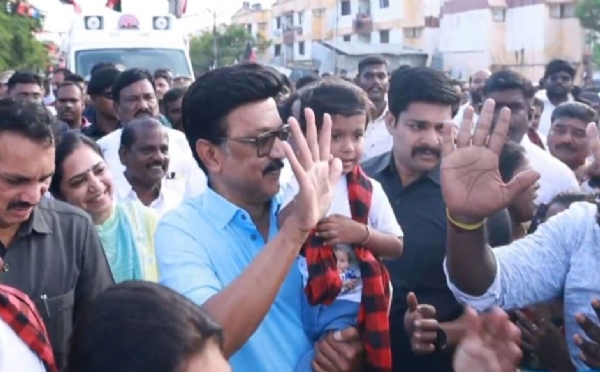 சைதாப்பேட்டை வேட்பாளர் மா. சுப்பிரமணியனுக்கு முதல்வர் மு.க. ஸ்டாலின் வாக்கு சேகரிப்பு