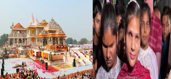 Visually Impaired Students Offer Prayers at Ayodhya Ram Janmabhoomi Temple