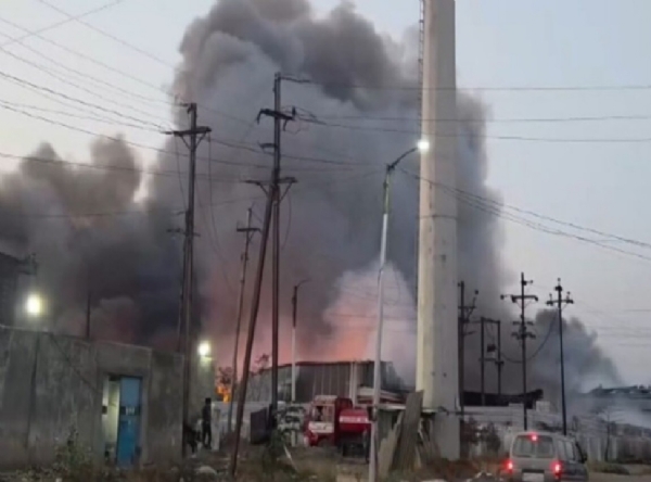 Massive Fire Accident at Pithampur Waste Plant