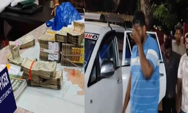 காரைக்குடியில் பணப்பட்டுவாடா செய்வதற்காக வைத்திருந்த ரூ.15 லட்சம் பறிமுதல்
