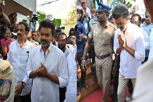 TVK Leader Vijay Casts Vote