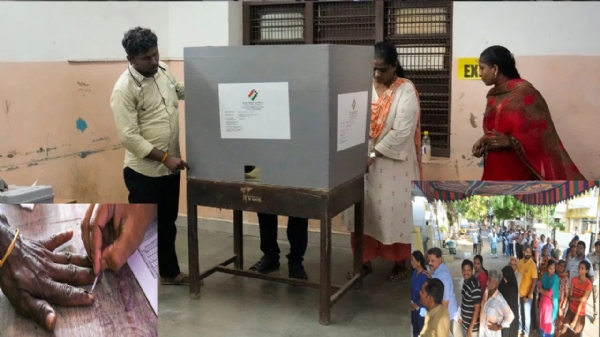 தமிழகத்தில் வாக்குப்பதிவு தொடங்கியது,