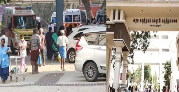 கோவை அரசு மருத்துவமனையில் வாகனங்கள் நிறுத்த இடநெருக்கடி - ஆம்புலன்சுகள் வந்துசெல்ல இடையூறு