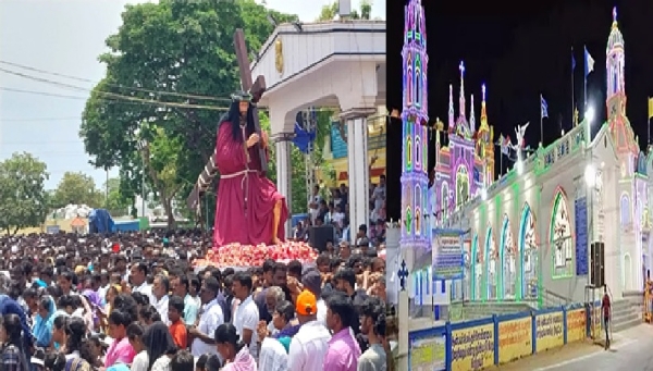 புனித வெள்ளியை முன்னிட்டு பனிமய மாதா ஆலயத்தில் சிறப்புச் சிலுவைப் பாதை வழிபாடு