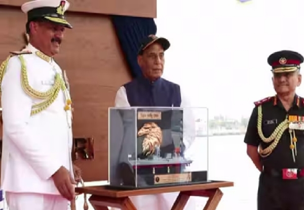 Defense Minister Rajnath Singh commissioned the INS Aridhaman today.