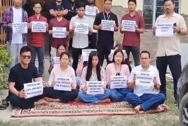 Students stage protest