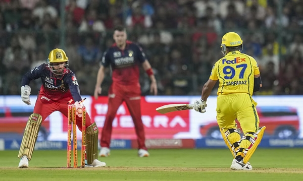 ஐபிஎல் - சென்னை சூப்பர் கிங்சை 43 ரன்கள் வித்தியாசத்தில் வீழ்த்தி ராயல் சேலஞ்சர்ஸ் பெங்களூரு அபார வெற்றி