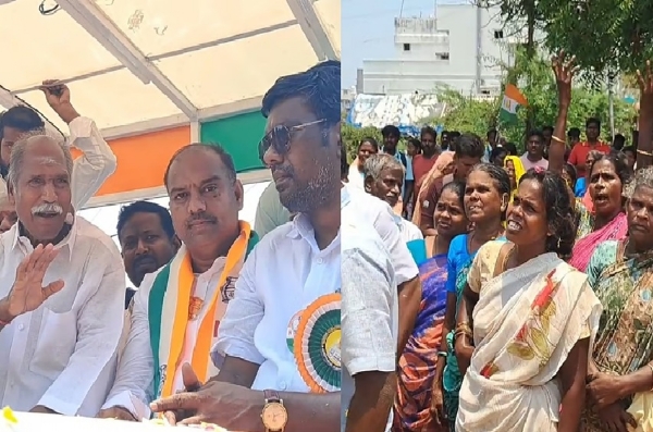 வில்லியனூர் தொகுதியில் புதுச்சேரி முதல்வர் ரங்கசாமி  தீவிர தேர்தல் பிரசாரம்