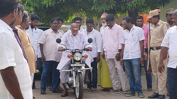 சாமி கும்பிட்டு வந்துதான் வாக்களித்துள்ளேன் - புதுச்சேரி முதல்வர் ரங்கசாமி