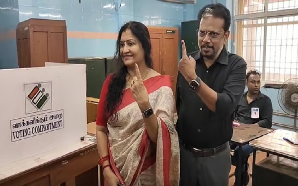 Puducherry Lieutenant Governor Kailashnathan casts vote