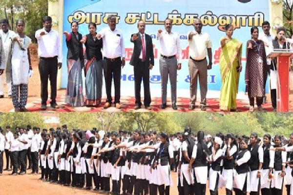 அரசு சட்டக் கல்லூரியில்மாபெரும் தேர்தல் வாக்காளர் விழிப்புணர்வு நிகழ்ச்சி - திருநெல்வேலி மாவட்ட ஆட்சியர் பங்கேற்பு