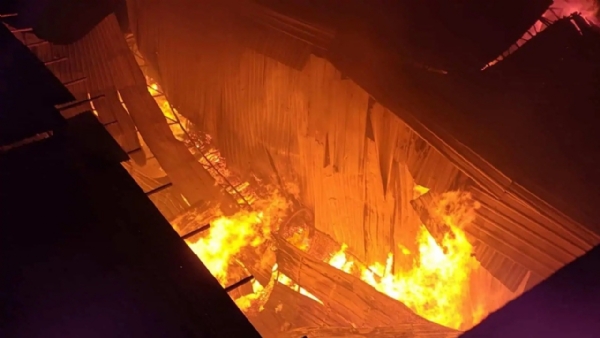 Massive Fire Breaks Out at Scrap Warehouse in Hyderabad
