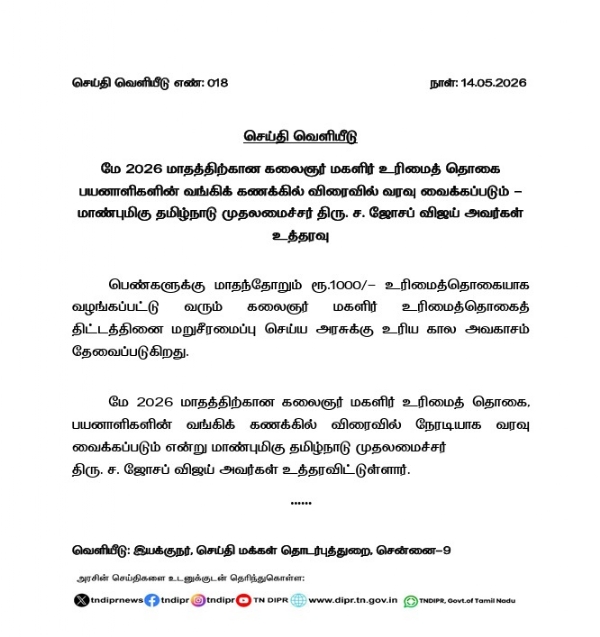 Magalir Urimai Thogai