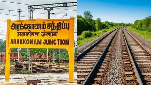 ரூ.993 கோடி மதிப்பில் உருவாகும் அரக்கோணம் - செங்கல்பட்டு இருவழி ரயில் பாதை திட்டத்திற்கு ஒப்புதல் ரூ.993 கோடி மதிப்பில் உருவாகும் அரக்கோணம் - செங்கல்பட்டு இருவழி ரயில் பாதை திட்டத்திற்கு ஒப்புதல்