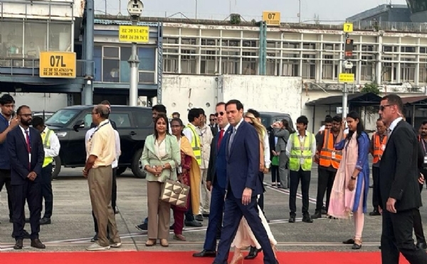 US Secretary of State Marco Rubio arrives in India for a four-day official visit US Secretary of State Marco Rubio arrives in India for a four-day official visit