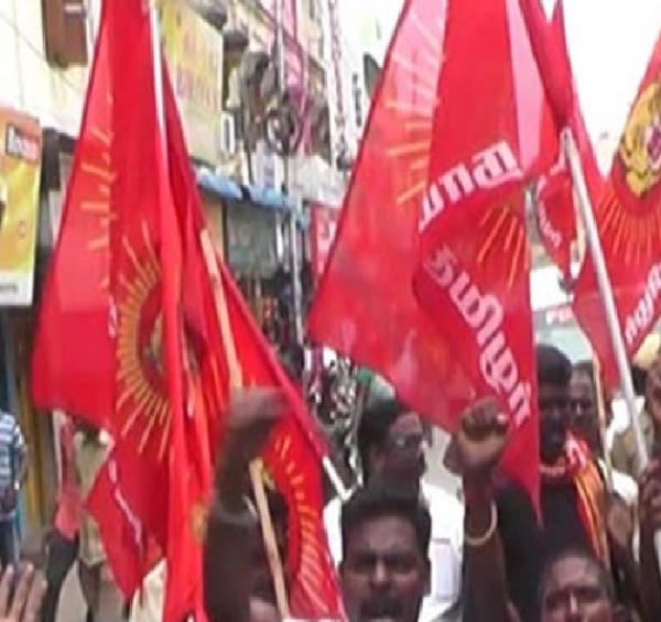 Naam Tamilar Katchi Stages Protest Naam Tamilar Katchi Stages Protest