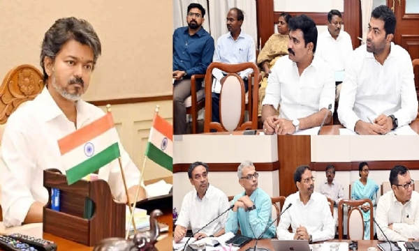 விவசாயிகளின் நலனுக்கு தேவையான சட்ட நடவடிக்கைகள் எடுக்க வேண்டும் - அதிகாரிகளுக்கு முதல்வர் விஜய் உத்தரவு