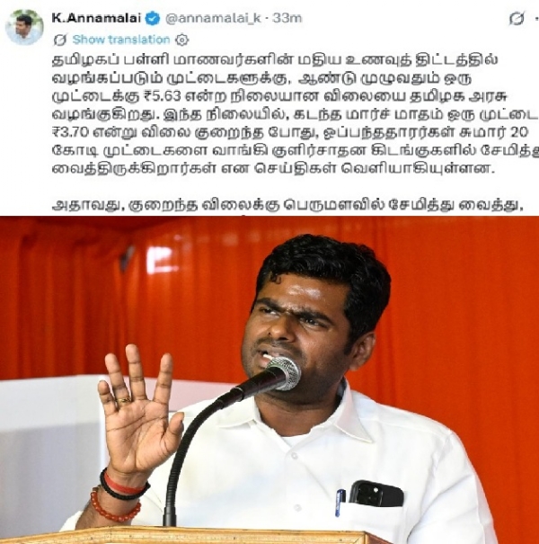 Annamalai Levels Serious Allegations