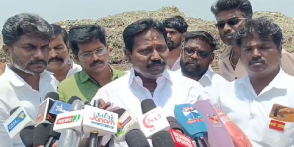கைவிடப்பட்ட குவாரிகளில் குப்பைகளை கொட்டி நிரப்பலாம் - தவெக எம்.எல்.ஏ விஜி