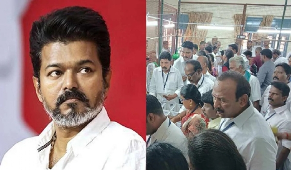 தமிழகத்தில் தற்போதைய நிலவரப்படி த.வெ.க முன்னிலை திமுகவிற்கு பின்னடைவு