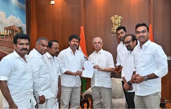 TVK Leader Vijay Meets Tamil Nadu Governor